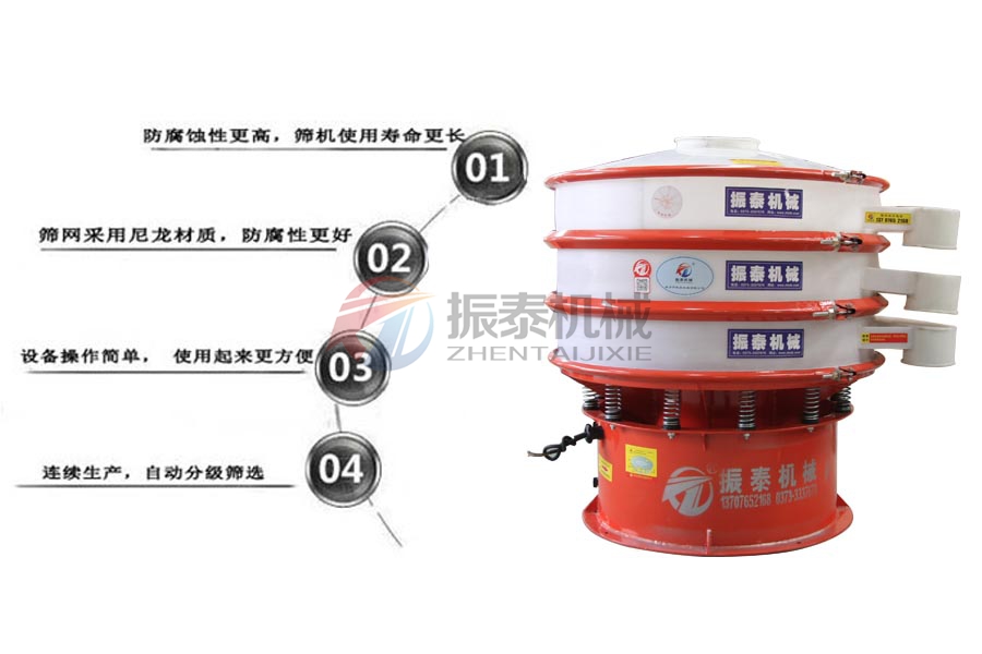 腐蝕性物料篩分用什么振動篩？