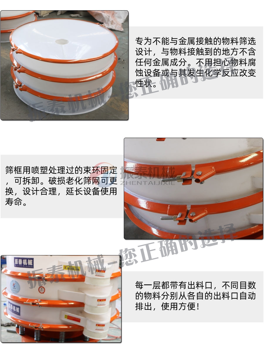 硫酸鋇塑料振動篩細節(jié)圖