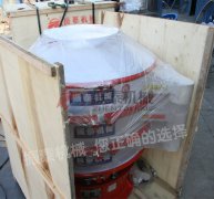 甘肅白銀防爆塑料振動篩已發(fā)貨，請朱經(jīng)理注意查收！